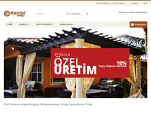 Tablet Screenshot of kazdalmobilya.com